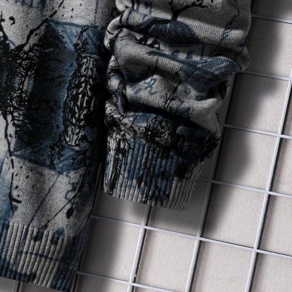 Dark Grey Mens Sweater - Picture 5 of 6